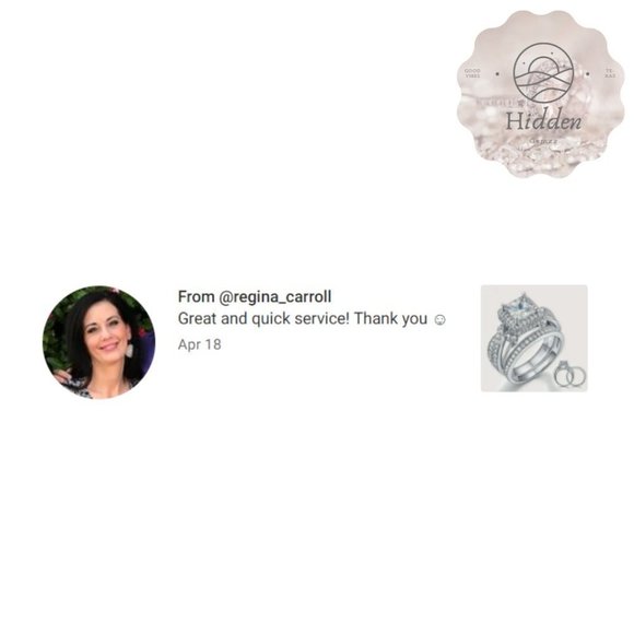 925 Sterling Silver 1.5 Carat Diamond Ring Set - Picture 9 of 10